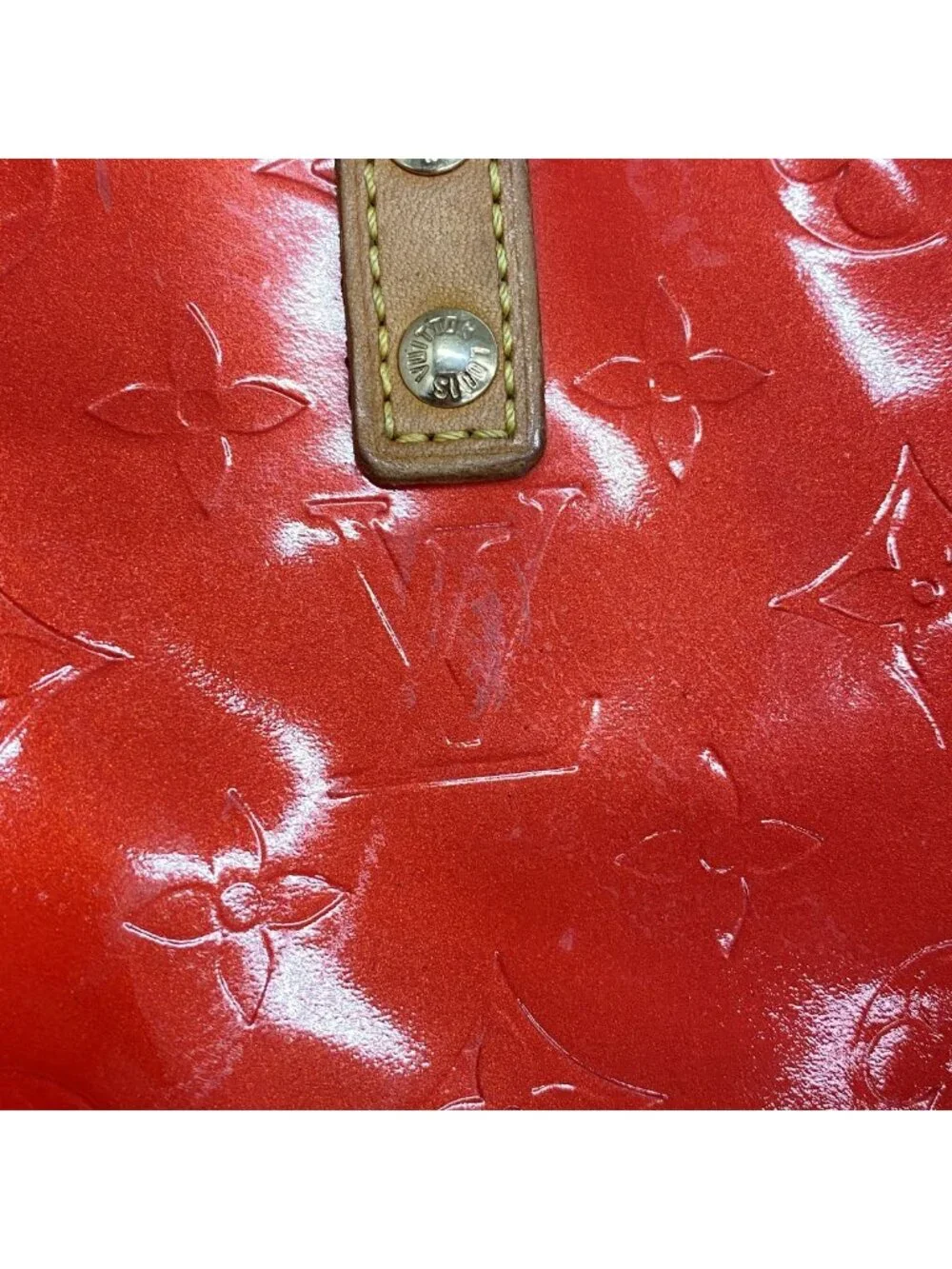 Louis Vuitton Handbag Vernis Reed PM Rouge